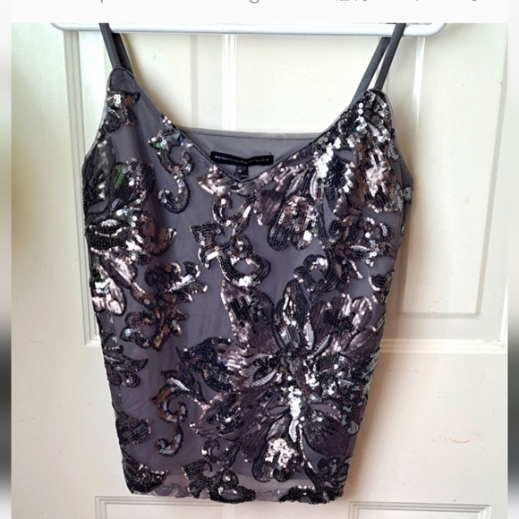 WHBM sequined cami top. - Picture 4 of 4